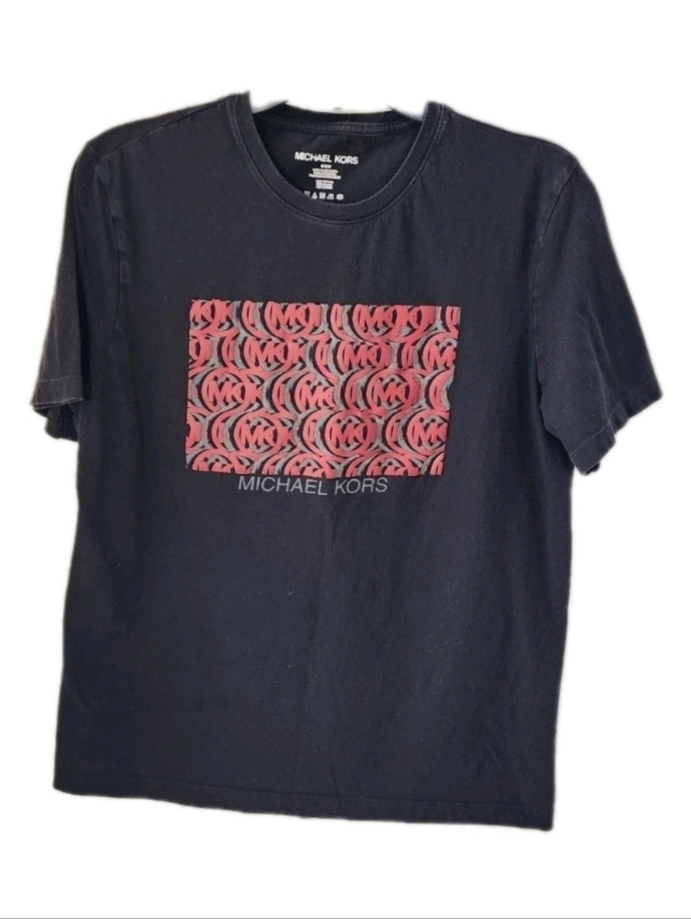 Michael Kors Graphic Logo T-shirt Everyday Crewneck 100% Cotton Tee Size M